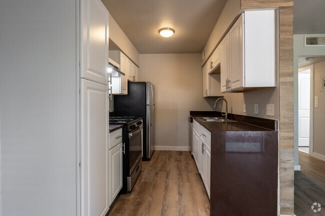 2BR, 1BA - 850SF - Kitchen - APEX Modern Living