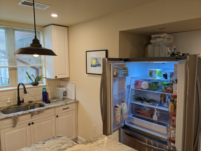 Kitchen with French Door Fridge - 225 W Pastorius St