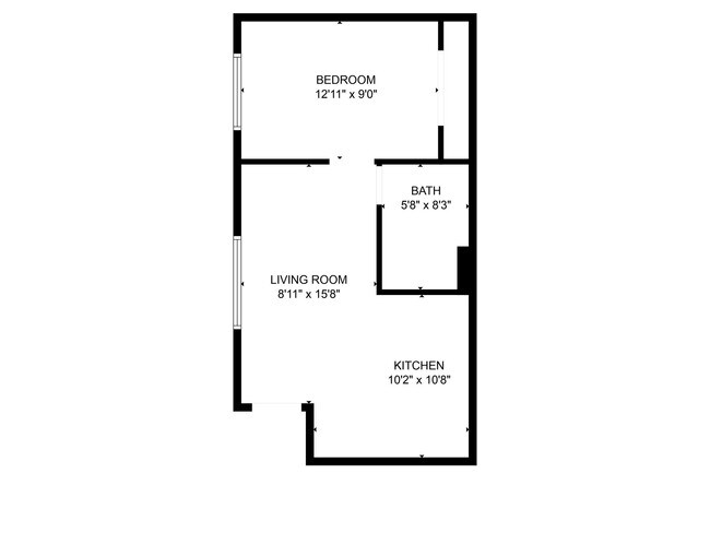 One Bedroom One Bathroom - Maplewood Apartments