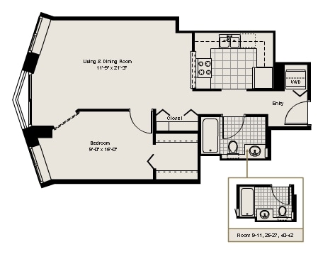 1BR/1BA - 400 N LaSalle St