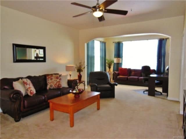 Living area and Sunroom area - 624 Bristol Village Dr