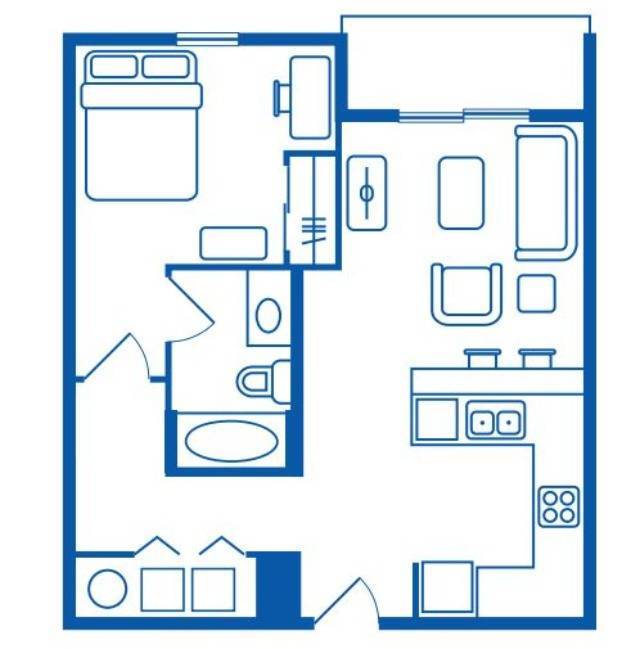 1 BEDROOM, 1 BATH B - Alight Birmingham