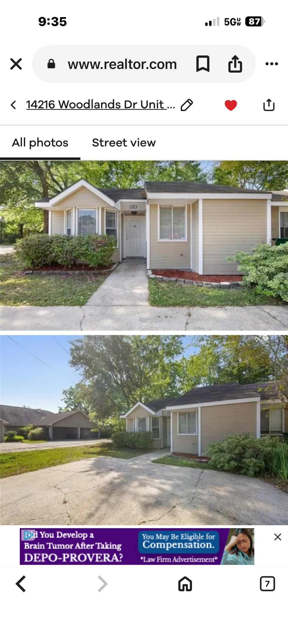 Front viee - 14216 Woodlands Dr