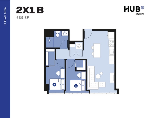 2x1 B - Hub Atlanta