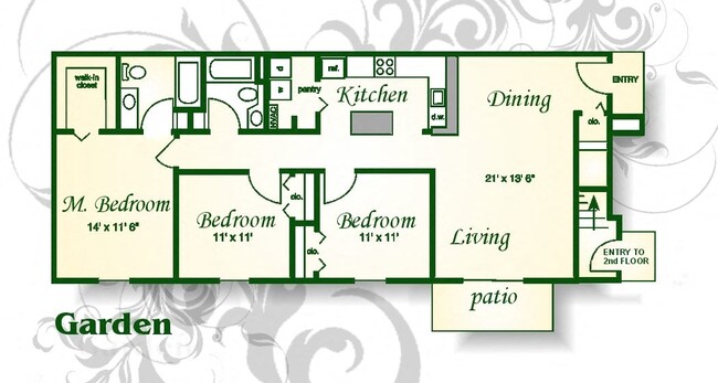 Floorplan - Shadowmoss Pointe Apartments and Townhomes