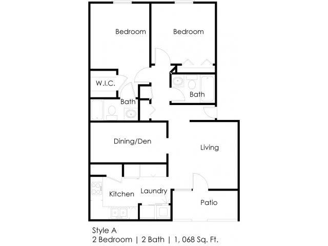 Floorplan - Regency Palms Apartments