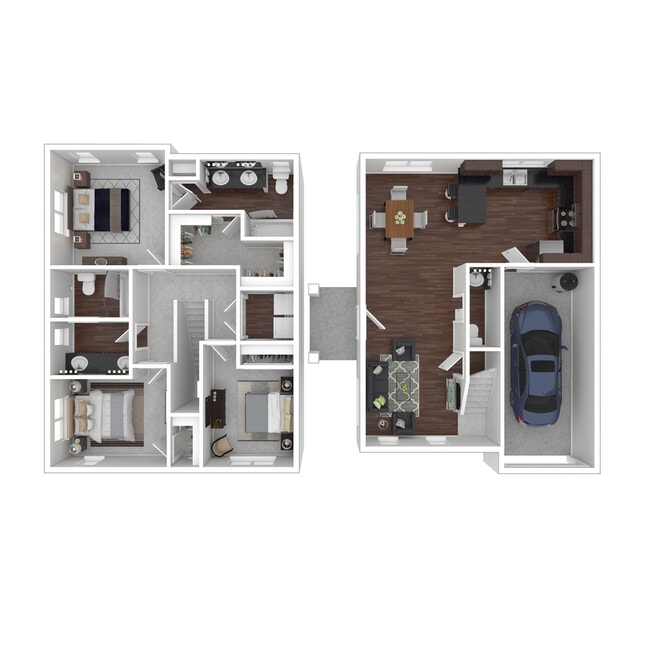 Floorplan - Puget Drive Townhomes