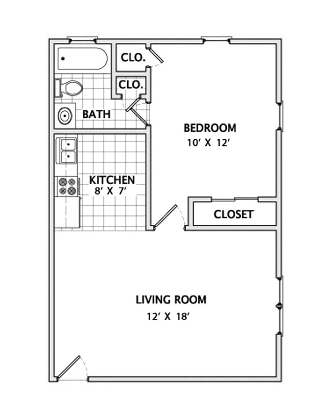 Floorplan - State Street Apartments
