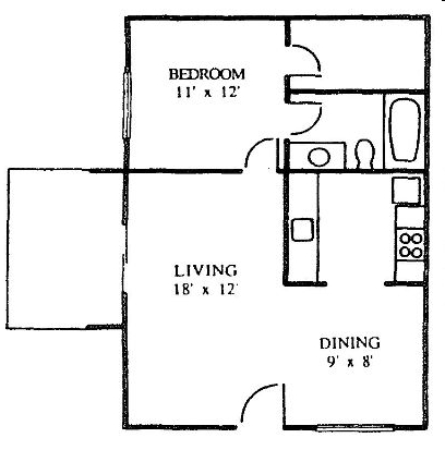 1BR/1BA - Parc Medallion Apartments