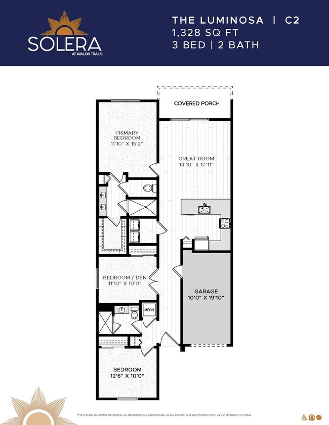 Floorplan - Solera at Avalon Trails