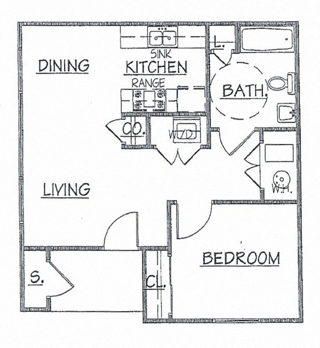 Floorplan - Santa Lucia Apartments