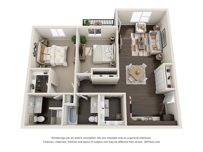 Floorplan - Port View Apartments