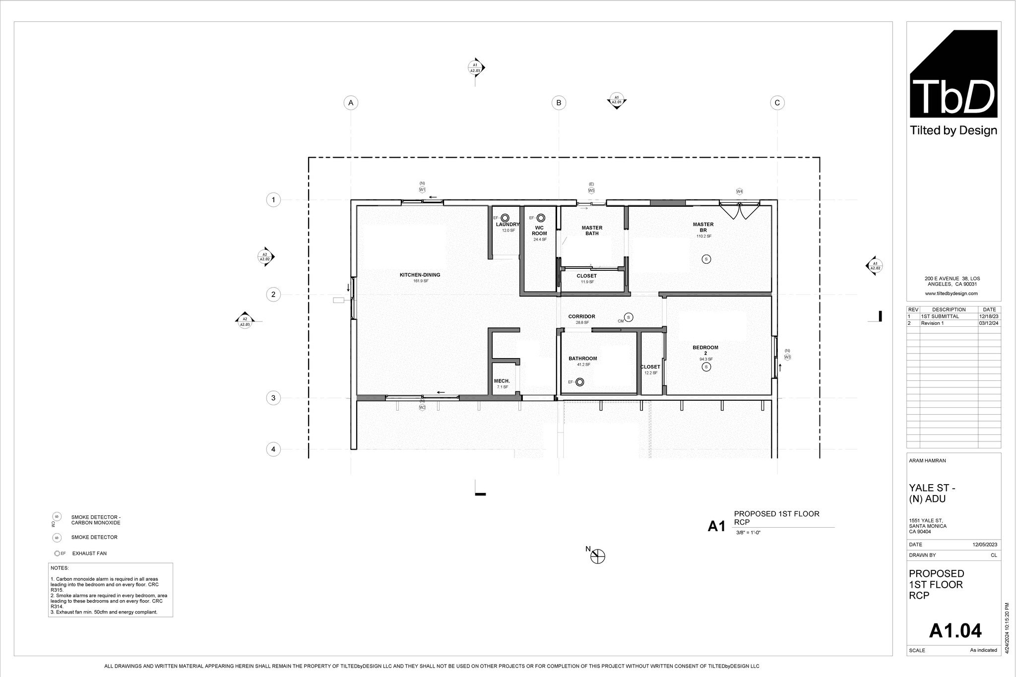 Floor Plan - 1551 Yale St