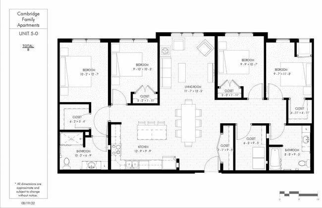 Floorplan - The Bridgewell Apartments