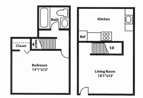 1BR/1BA - Infinity Park Townhomes