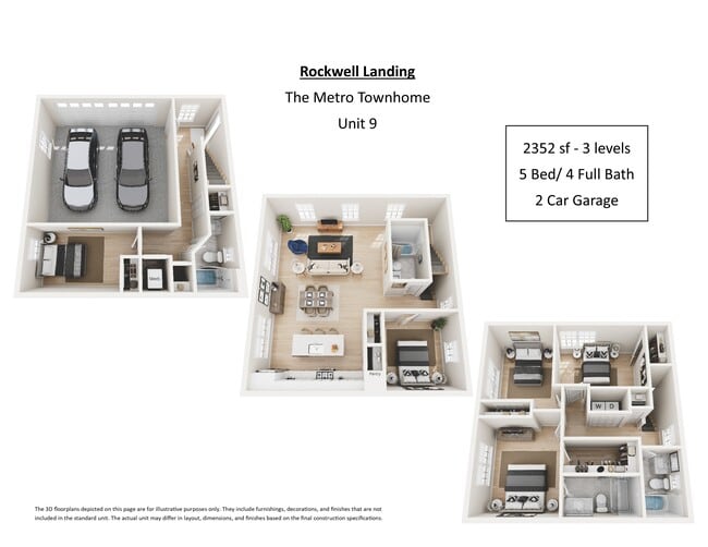 Floorplan - Rockwell Landing Townhomes