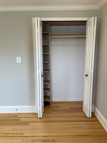 Second bedroom closet. - 1620 Graefield Rd