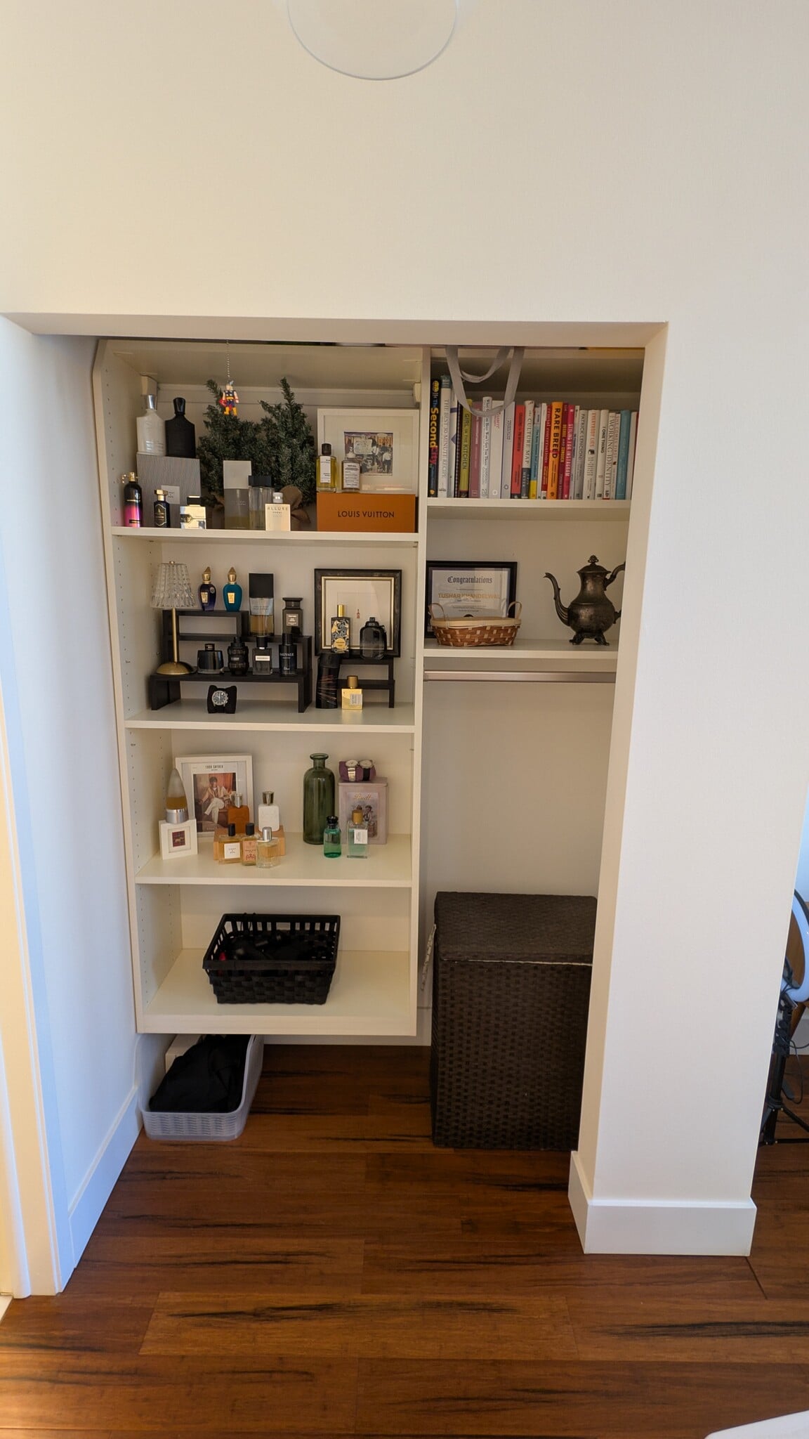 Reach-in closet in Primary Bedroom - 330 N Jefferson St