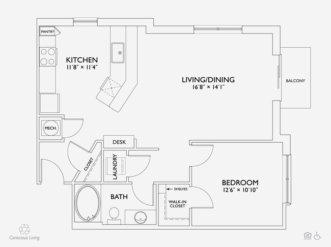 Floorplan - Penn Circle