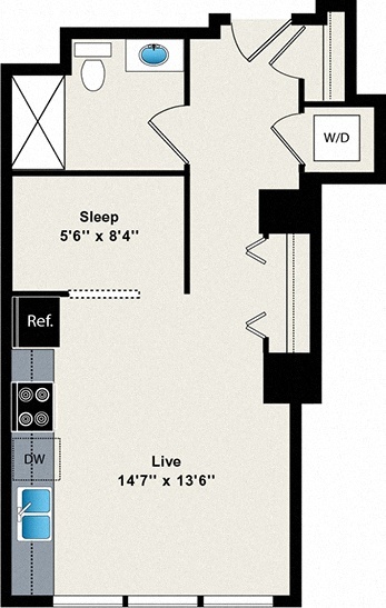 Floorplan - Reside on Green Street