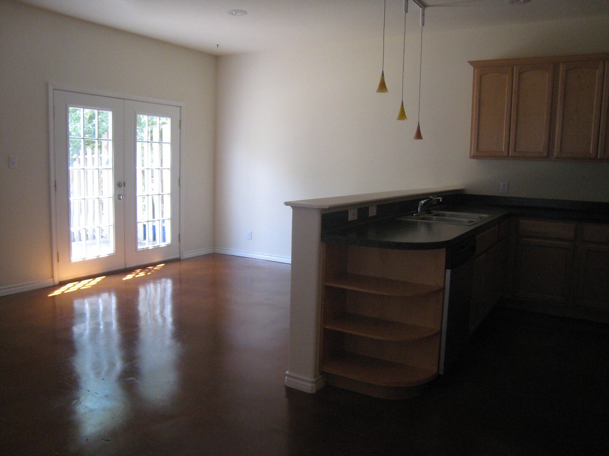 Open kitchen/dining/living area - 1501 E 3rd St