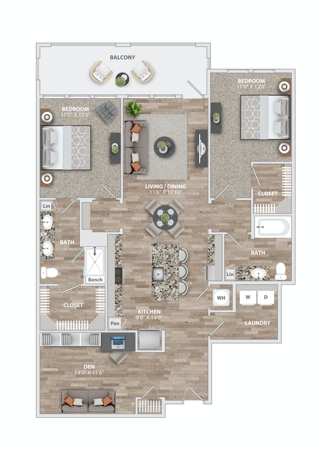Floorplan - Connery on Providence 55+