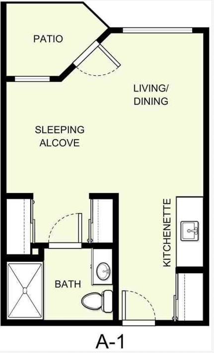 Floorplan - Asher Point Independent Living of Texarkana