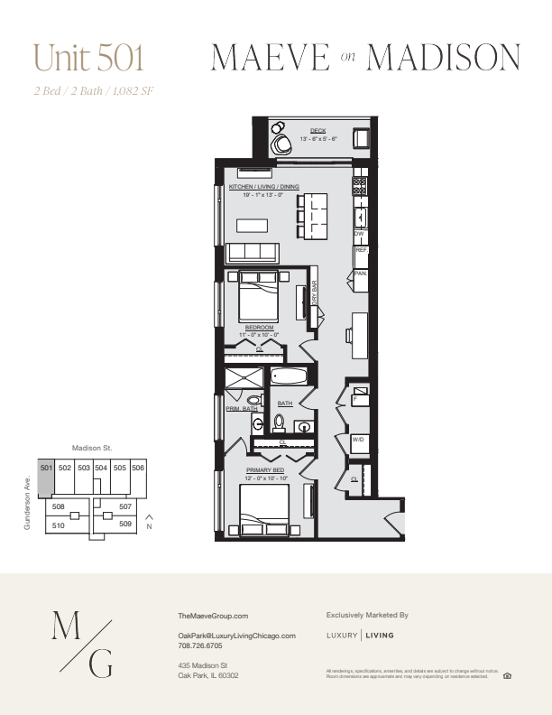 Floorplan - Maeve on Madison