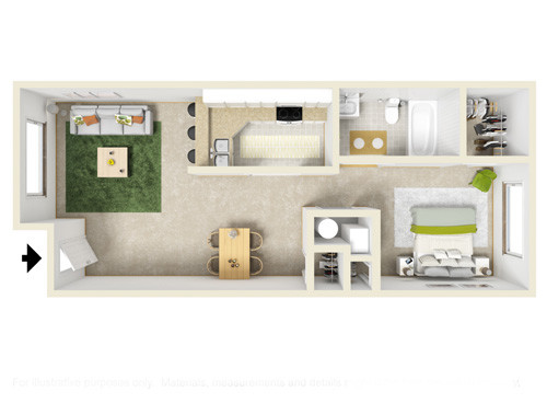 Floorplan - Mountain View Apartments