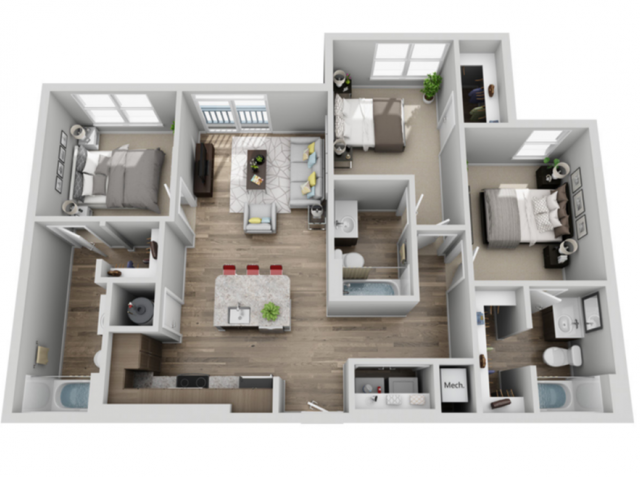 Floorplan - The Armory | Student Housing