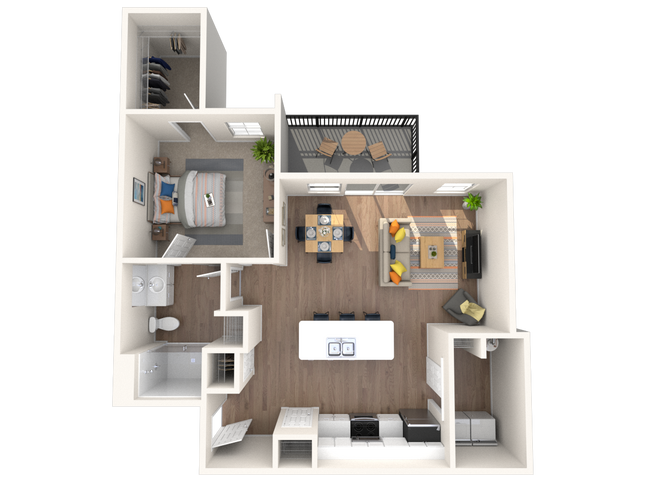 A1 floor plan The Riley - The Riley