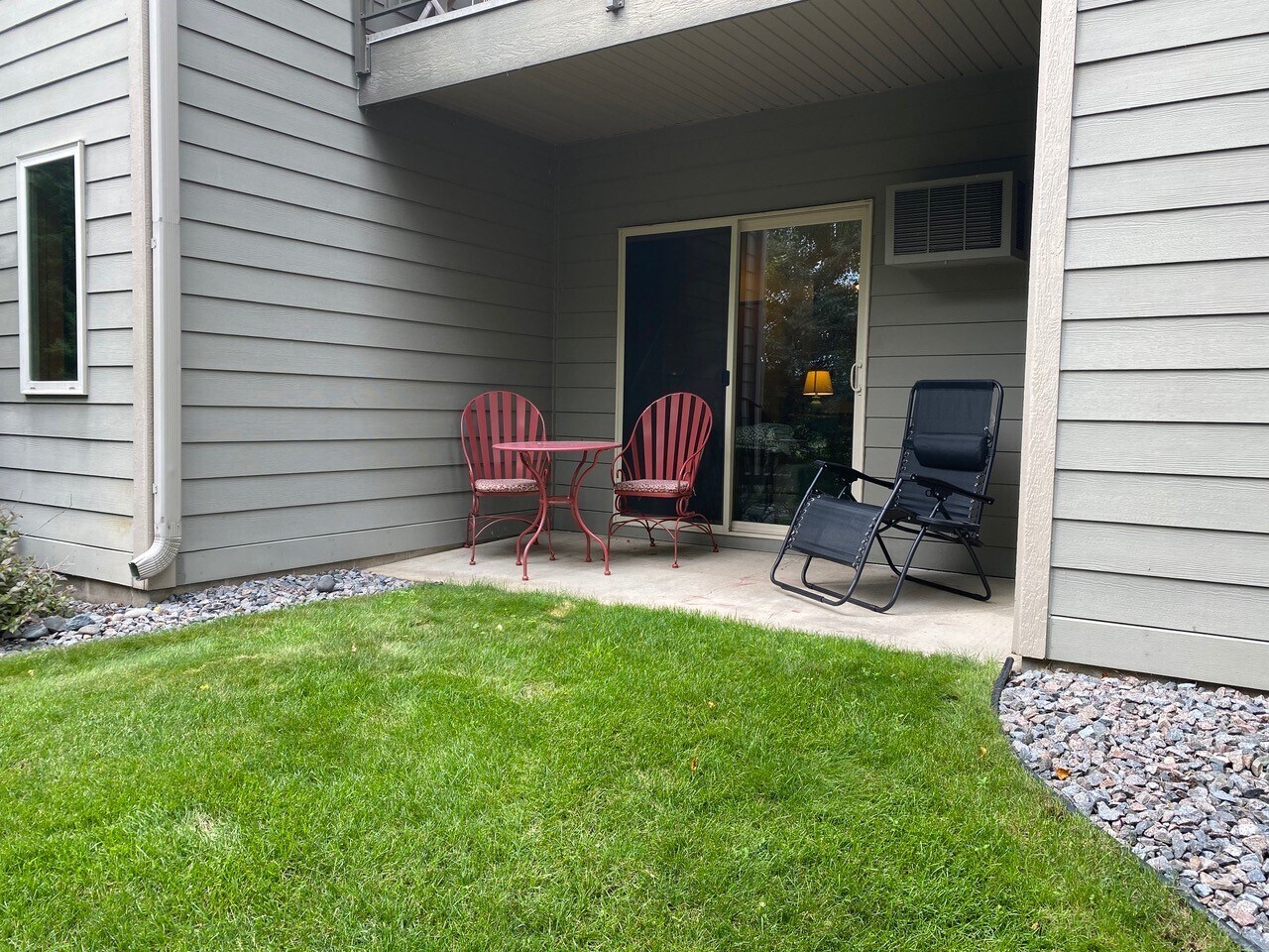 Patio with attached large storage unite stor - 2160 Ridge Dr