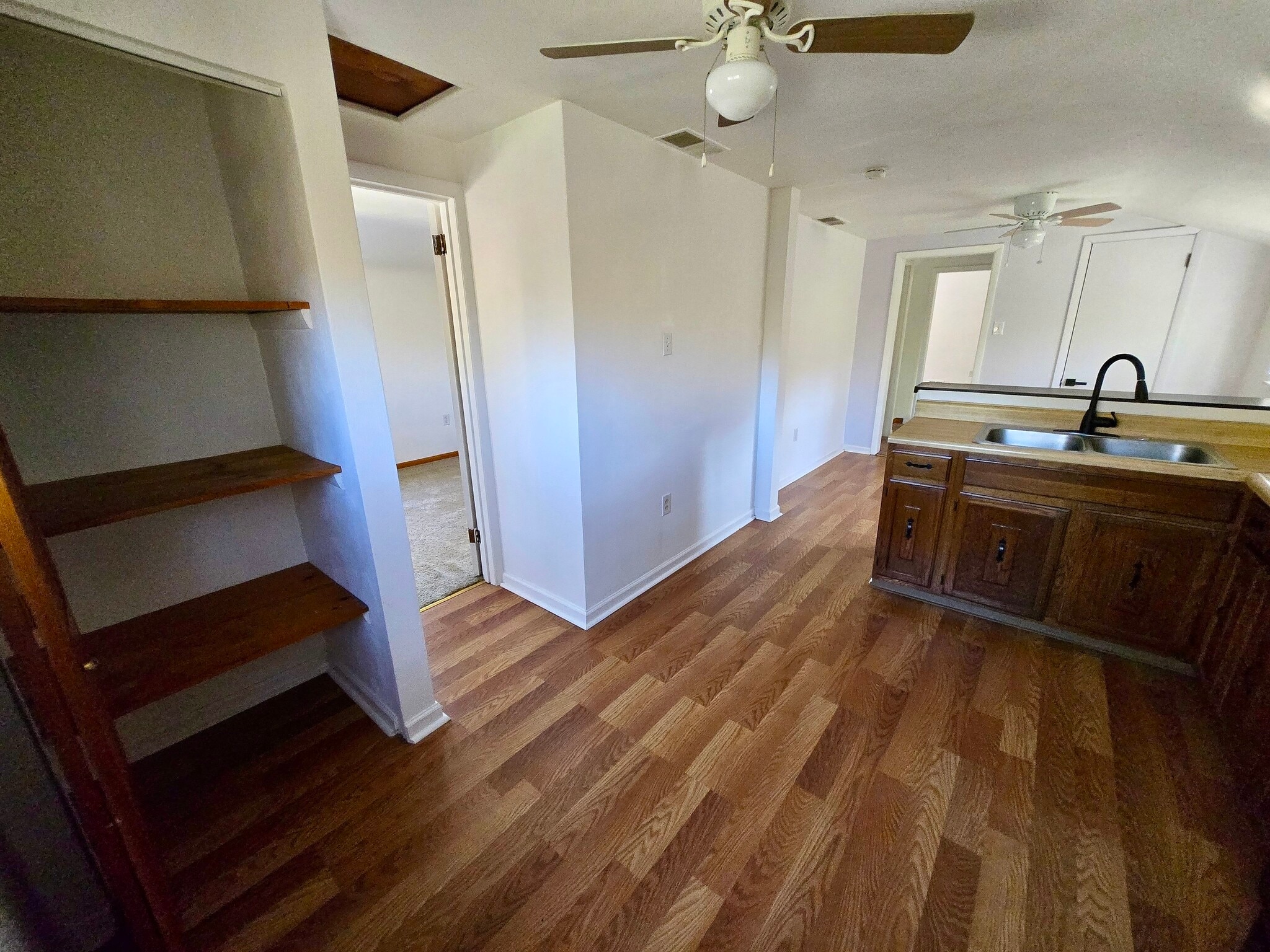 Kitchen, pantry, door to bedroom 2 - 2612 Louisiana Ave