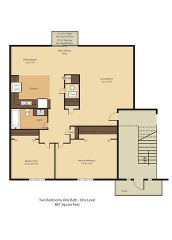 Floorplan - Knoll Ridge Townhomes & Apartments