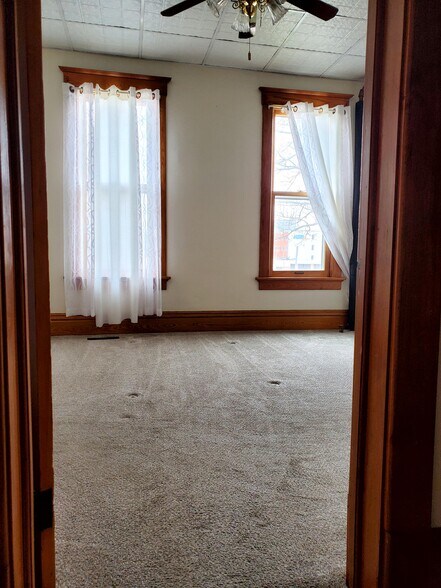 Bedroom 1, viewed from kitchen - 204 Crawford Ave