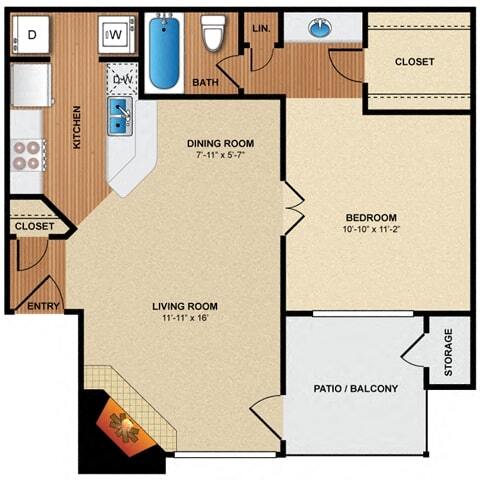 Floorplan - Pear Ridge Apartments & Townhomes