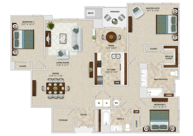 Floorplan - Siena Luxury Residences