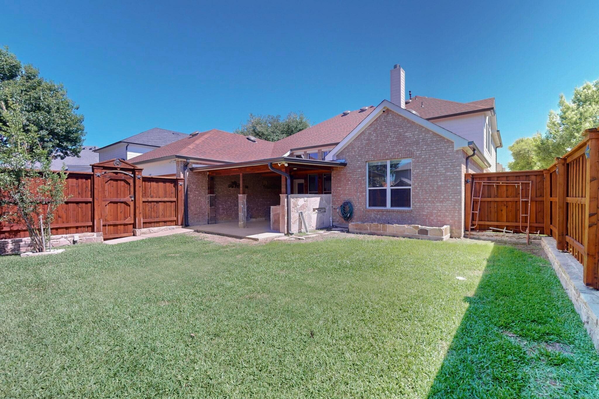 Back patio - 4509 Stargazer Dr