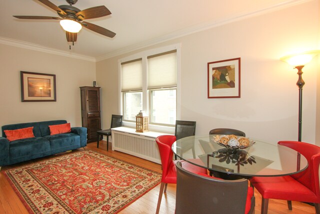 Dining room large enough to add another conversation area - 414 S Harvey Ave