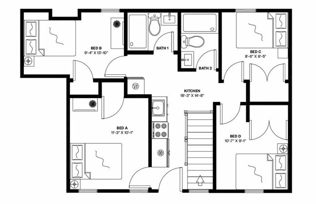 Building Photo - Room in Shared 4 bed/2 bath home