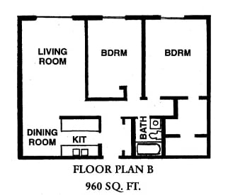 Floorplan - River Glen Apartments
