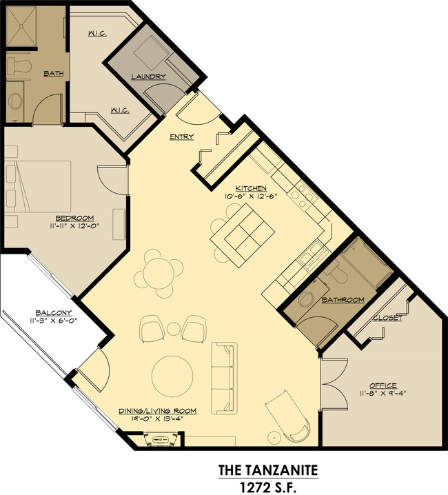 Tanzanite Floorplan - Stone West Village Phase 1 & 2