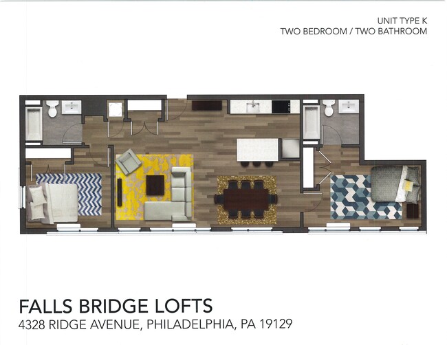 Floorplan - Falls Bridge Lofts