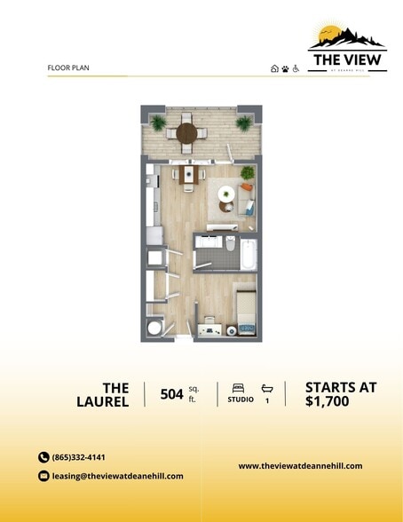 Floorplan - The View at Deane Hill