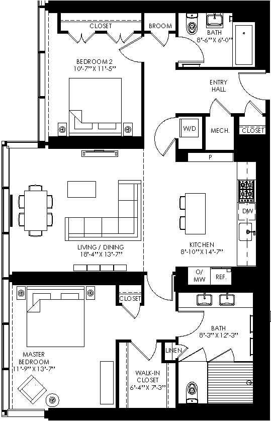 Floorplan - Apartments at Westlight