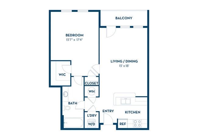 1 Bedroom | 1 Bath | 760 SF | Renovated - Talison Row at Daniel Island Apartments
