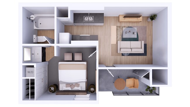 Floorplan - Gentrys Walk Apartments