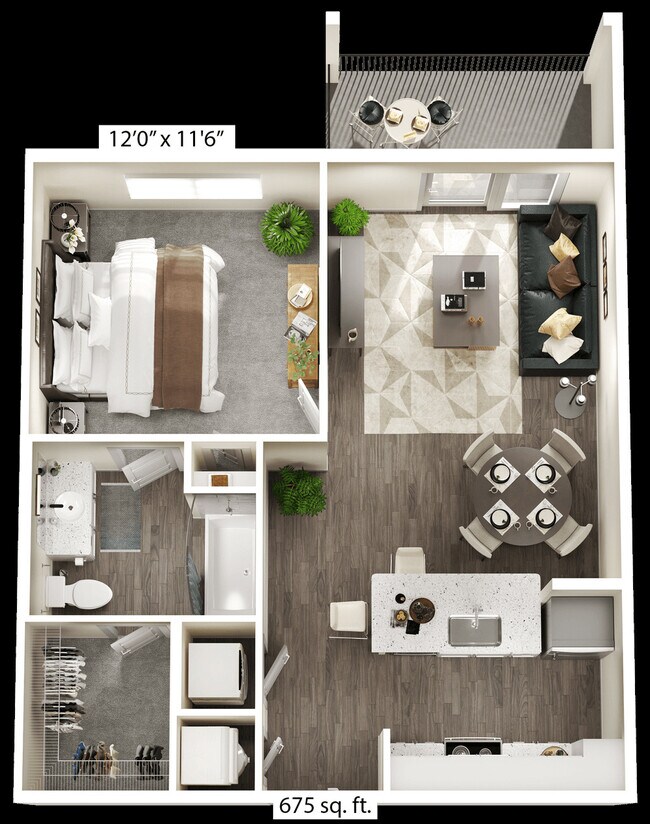 Floorplan - The Flats at Laurel & Pine