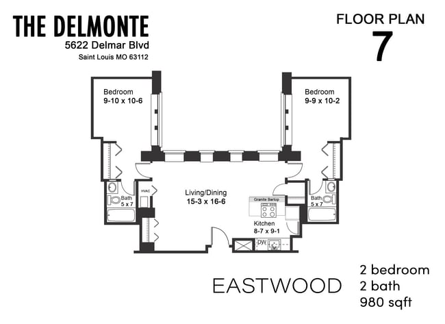 Floorplan - The Delmonte