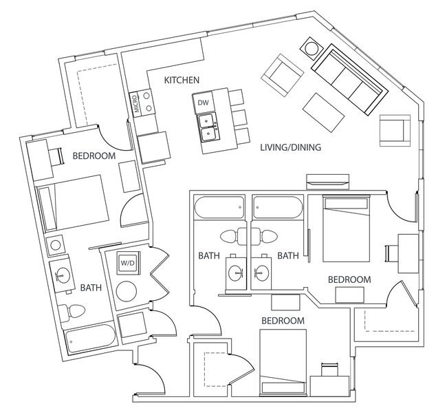 3.3 Floorplan Layout - Statehouse Highline